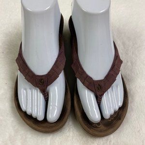Olukai Pale Lio Wedge Sandals, size 6W‎